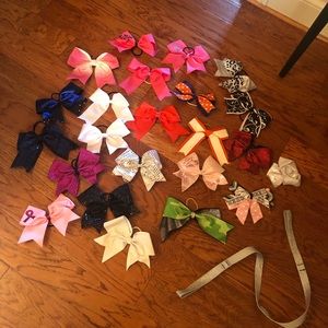 Cheer bundle! Cheer bows and stretch rope